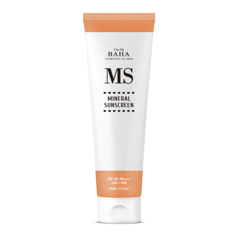 Солнцезащитный крем на физических фильтрах SPF50+ PA++++ Cos De Baha Sun Mineral Sunscreen SPF50+ PA++++