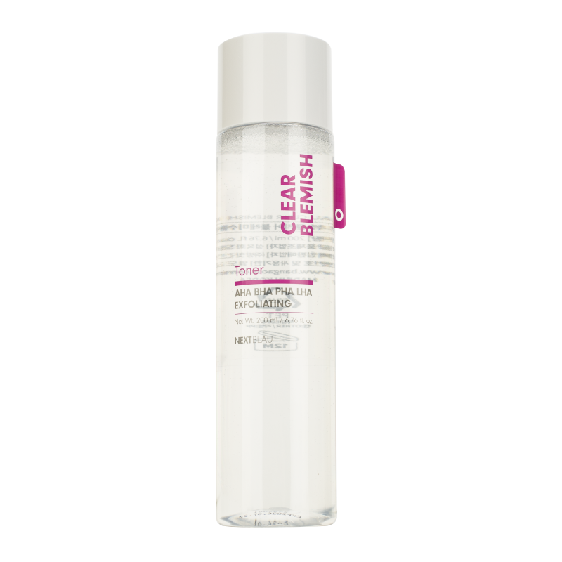 Обновляющий тонер с кислотами NEXTBEAU Clear Blemish Toner