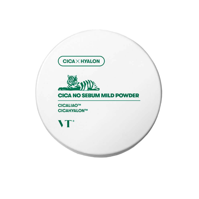 Рассыпчатая матирующая пудра с центеллой азиатской VT Cosmetics Сica No Sebum Mild Powder