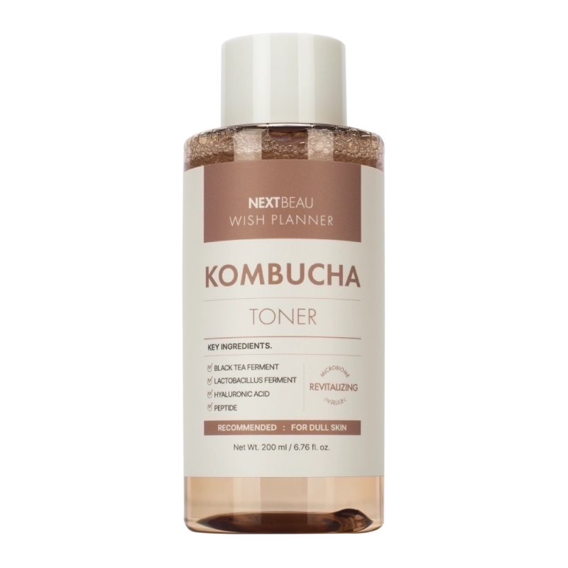Тонер с комбучей, пробиотиками и гиалуроновой кислотой NEXTBEAU Wish Planner Kombucha Biome Toner
