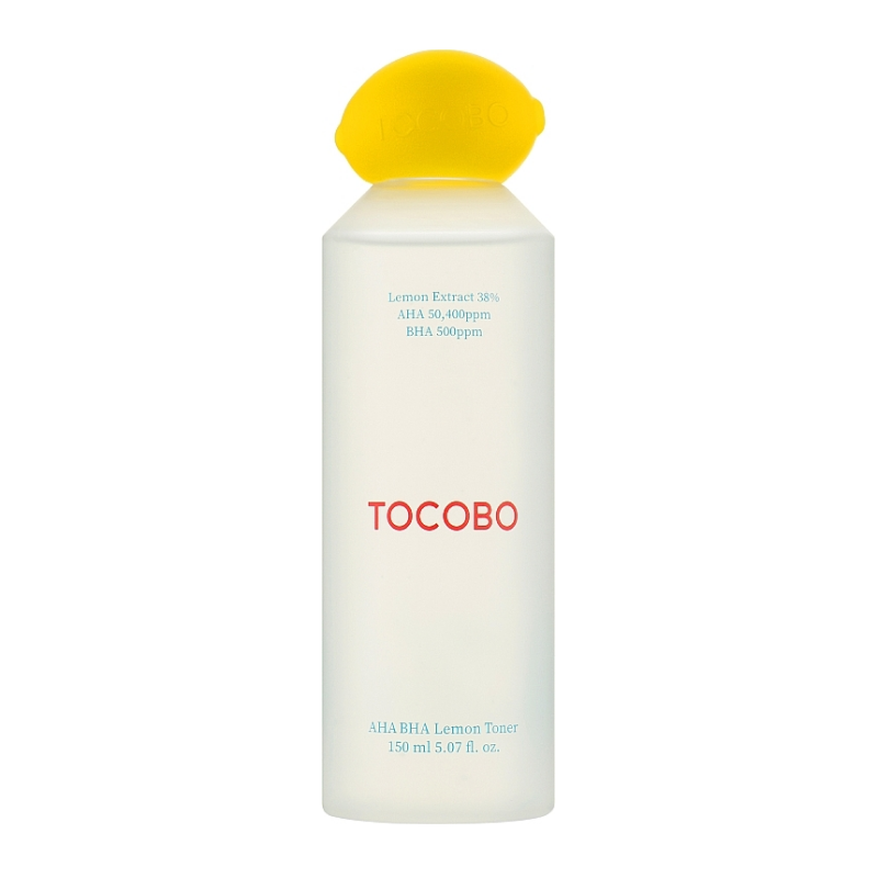 Обновляющий тонер с AHA и BHA кислотам TOCOBO AHA BHA Lemon Toner