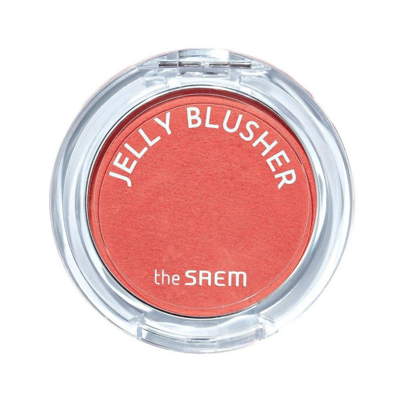 Кремовые румяна The Saem Jelly Blusher OR01 Dazzling Orange