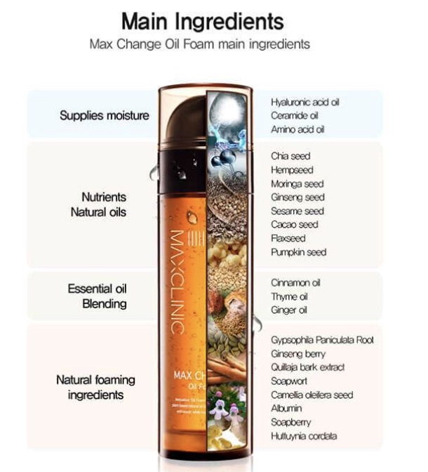 Maxclinic Maxchange Oil Foam