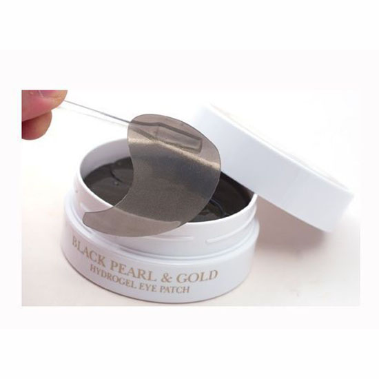 Патчи с черным жемчугом и золотом Petitfee Black Pearl & Gold Hydrogel Eye Patch