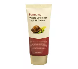 Восстанавливающий ББ крем с экстрактом улитки  FarmStay Visible Difference Snail BB Cream