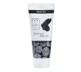 Пенка с древесным углем FarmStay Charcoal Pure Cleansing Foam