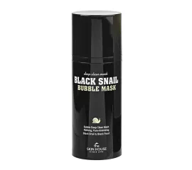 Очищающая кислородная маска с черной улиткой The Skin House Black Snail Bubble Mask