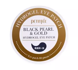 Патчи с черным жемчугом и золотом Petitfee Black Pearl & Gold Hydrogel Eye Patch