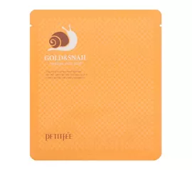 Гидрогелевая маска с золотом и муцином улитки  Petitfee Gold & Snail Hydrogel Mask Pack