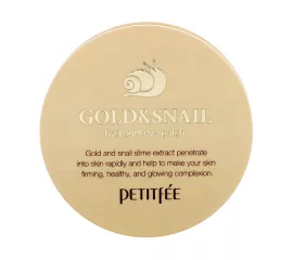 Гидрогелевые патчи для век с муцином улитки и золотом Petitfee Hydro Gel Eye Patch Gold & Snail