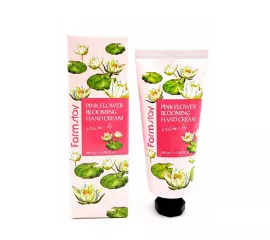 Крем для рук, 100 мл FarmStay Pink Flower Blooming Hand Cream Water Lily