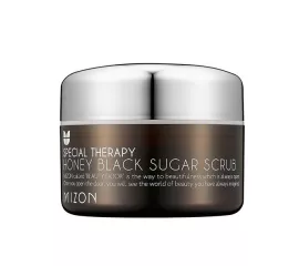 Медовый скраб с натуральным черным сахаром Mizon Honey Black Sugar Scrub