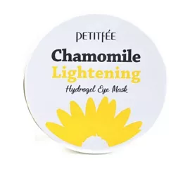 Осветляющие патчи для глаз с ромашкой  Petitfee Chamomile Lightening Hydrogel Eye Mask Patch
