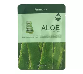 Тканевая маска для лица с алоэ FarmStay Visible Difference Mask Sheet Aloe