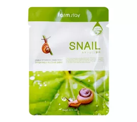 Тканевая маска для лица с улиткой FarmStay Visible Difference Mask Sheet Snail