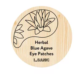 Увлажняющие патчи для глаз с экстрактом голубой агавы L.Sanic Herbal Blue Agave Hydrogel Eye Patches