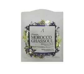 Премиальная альгинатная маска с марокканской глиной (саше) Anskin Premium Morocco Ghassoul Modeling Mask Refill