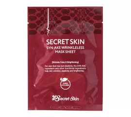 Тканевая маска с пептидом Syn-Ake Secret Skin Syn-Ake Wrinkleless Mask Sheet