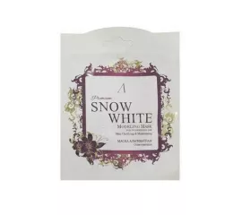 Премиальная альгинатная маска для выравнивания тона кожи (саше) Anskin Premium Snow White Modeling Mask Refill