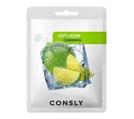 Тканевая маска для проблемной кожи с экстрактом каламанси Consly Calamansi Anti-Acne Mask Pack