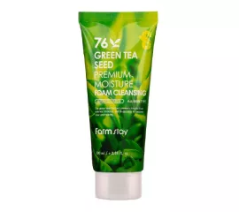 Пенка с зелёным чаем  Farmstay Green Tea Seed Premium Moisture Foam Cleansing