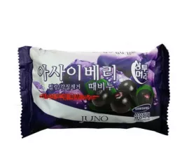 Мыло с ягодами асаи  Juno Sangtumeori Acai Berry Peeling Soap