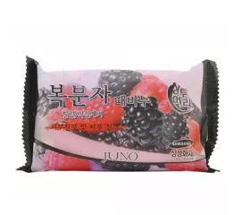 Мыло с экстрактом корейской малины Juno Sangtumeori Rubus Coreanus Peeling Soap