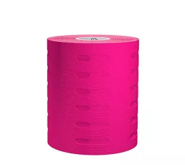 Перфорированный кинезиотейп  BBTape Lymph Face 10см*5м (розовый)