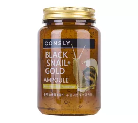 Сыворотка с муцином улитки и золотом Consly Black Snail & 24K Gold All-in-One Ampoule
