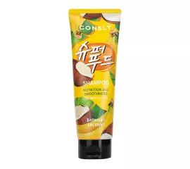 Питательный шампунь с экстрактом банана и кокосовой водой  Consly Banana & Coconut Water Shampoo for Nutrition & Smoothness