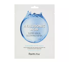 Тканевая маска с гиалуроновой кислотой Farmtay Hyaluronic Acid Super Aqua Soothing Mask