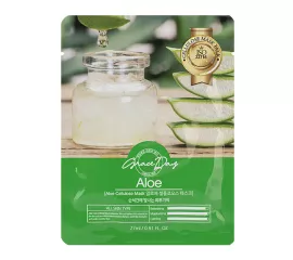 Тканевая маска с экстрактом алоэ Grace Day Aloe Cellulose Mask