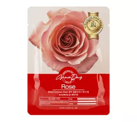 Тканевая маска с экстрактом розы Grace Day Rose Cellulose Mask