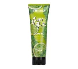Укрепляющий шампунь с морскими водорослями и чаем матча Consly Seaweed & Matcha Shampoo for Strength & Shine