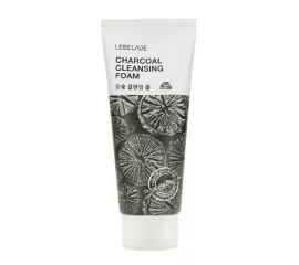 Пенка для умывания с древесным углём LEBELAGE Charcoal Cleansing Foam
