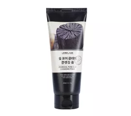 Пенка с древесным углём для сужения пор LEBELAGE Charcoal Pore Clay Cleansing Foam