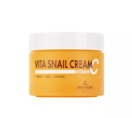 Укрепляющий крем с муцином улитки и витамином С  The Skin House Vita Snail Cream