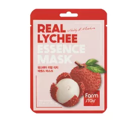 Тканевая маска с экстрактом личи FarmStay Real Lychee Essence Mask