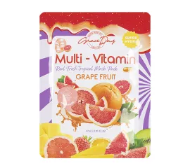 Тканевая маска с экстрактом грейпфрута Grace Day Multi-Vitamin Grape Fruit Mask Pack