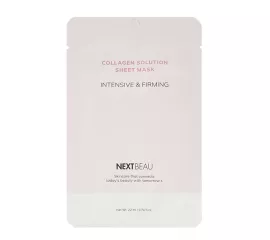 Увлажняющая тканевая маска с гидролизованным коллагеном  NEXTBEAU Collagen Solution Sheet Mask Intensive & Firming