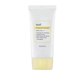 Лёгкий солнцезащитный крем для всех типов кожи SPF50+ PA++++ Klairs All-Day Airy Sunscreen SPF50+ PA++++