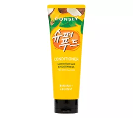 Питательный кондиционер с экстрактом банана и кокосовой водой Consly Banana & Coconut Water Conditioner for Nutrition & Smoothness