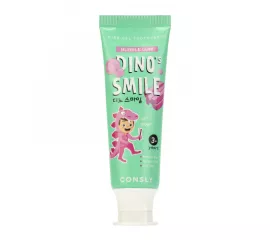 Детская зубная паста со вкусом жвачки Consly DINO's SMILE Kids Gel Toothpaste with Xylitol and Bubble Gum