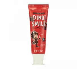 Детская зубная паста со вкусом колы Consly DINO's SMILE Kids Gel Toothpaste with Xylitol and Cola