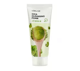 Балансирующая пенка для умывания с центеллой азиатской LEBELAGE Cica Cleansing Foam