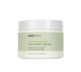 Смягчающий крем с экстрактом алоэ NEXTBEAU Aloe Vera Solution Soothing Cream