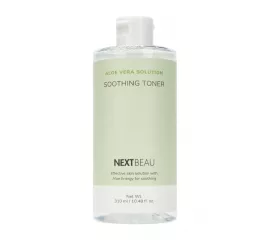 Смягчающий тонер с экстрактом алоэ NEXTBEAU Aloe Vera Solution Soothing Toner