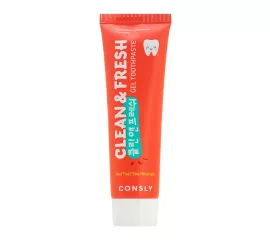 Гелевая зубная паста с экстрактом красного чая и морскими минералами Consly Clean&Fresh Red Tea & Sea Minerals Gel Toothpaste