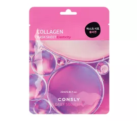Тканевая маска для лица с гидролизованным морским коллагеном Consly Daily Solution Collagen Mask Sheet