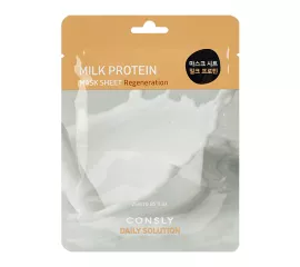 Тканевая маска для лица с молочными протеинами Consly Daily Solution Milk Protein Mask Sheet